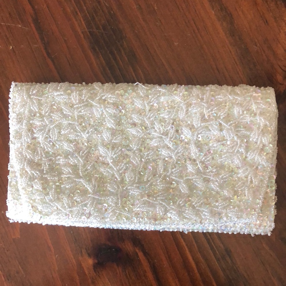 Vintage beaded & sequinced La Regale LTD clutch evening bag